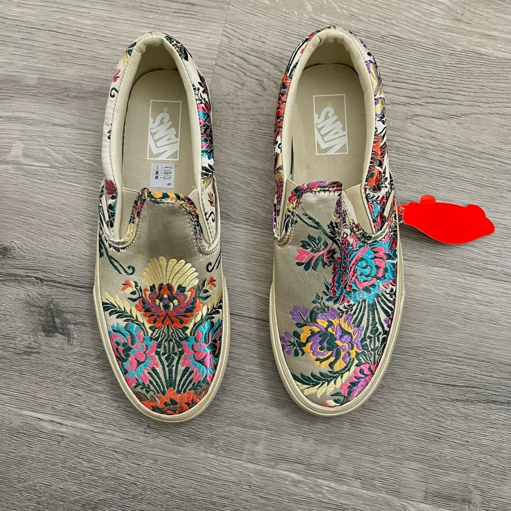Vans Festival Satin Slip Ons